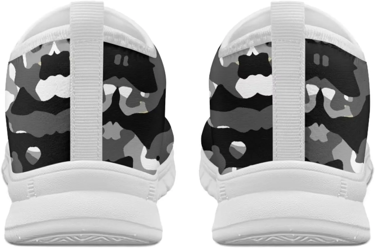 GOSTONG Sneakers for Men Non Slip Soft Sole Comfort Running Outdoor Sneakers Breathable Cool Mesh Gym Shoes White 5 to 14