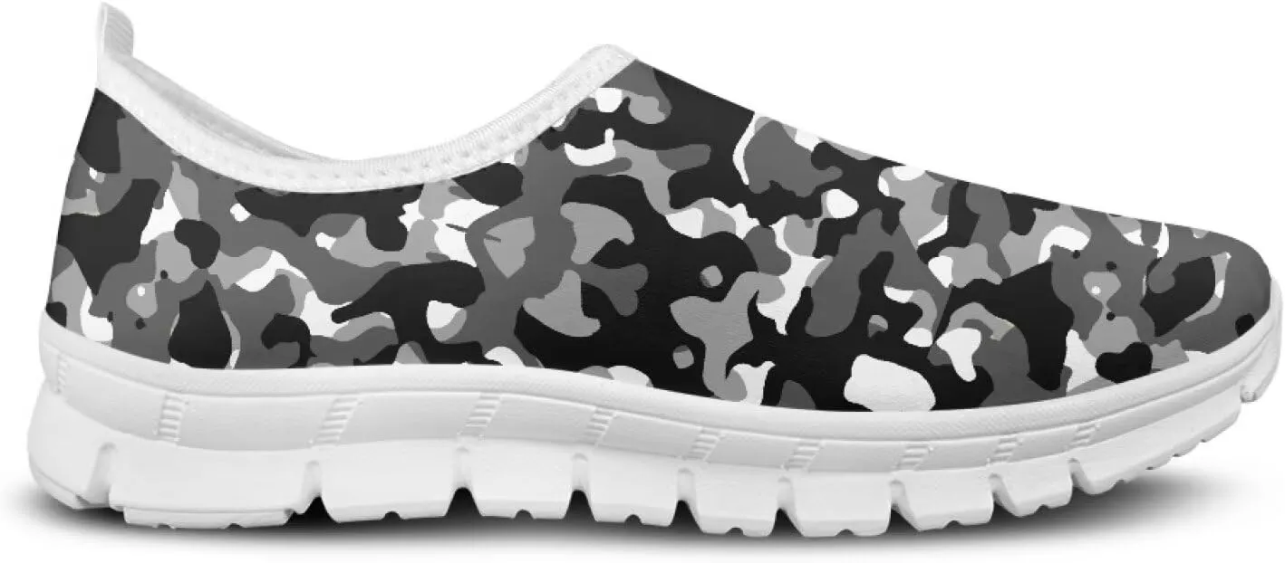 GOSTONG Sneakers for Men Non Slip Soft Sole Comfort Running Outdoor Sneakers Breathable Cool Mesh Gym Shoes White 5 to 14