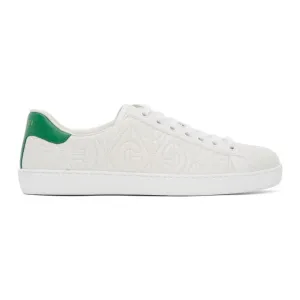 Gucci White G Rhombus New Ace Sneakers