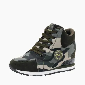 Height Increasing, Non-Slip Sole : Sneakers for Women