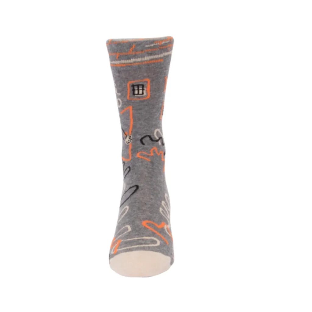 Here Comes Cool Dad Crew Socks - Mens