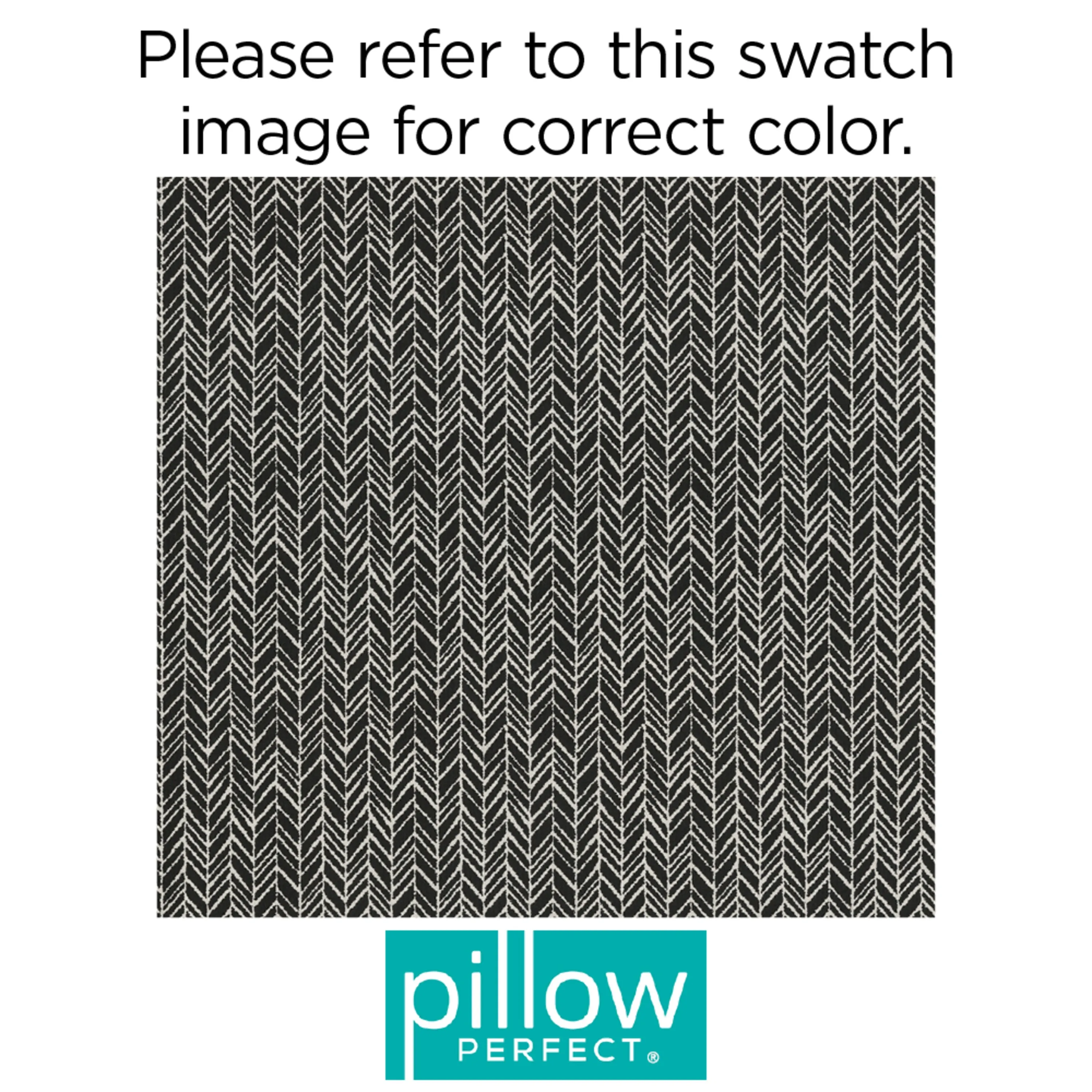 Herringbone Night 25-Inch Floor Pillow