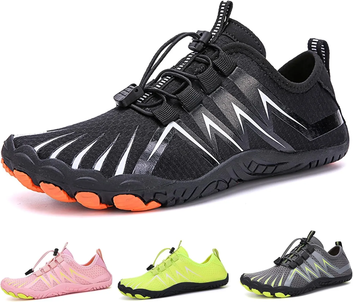 Hike Barefoot Shoes for Women Men Breathable Wide Toe Barefoot Shoes Box Waterproof Trail Running Healthy & Non-Slip Barefoot Shoe Zero Drop Athletic Cross-Trainer Fashion Sneakers