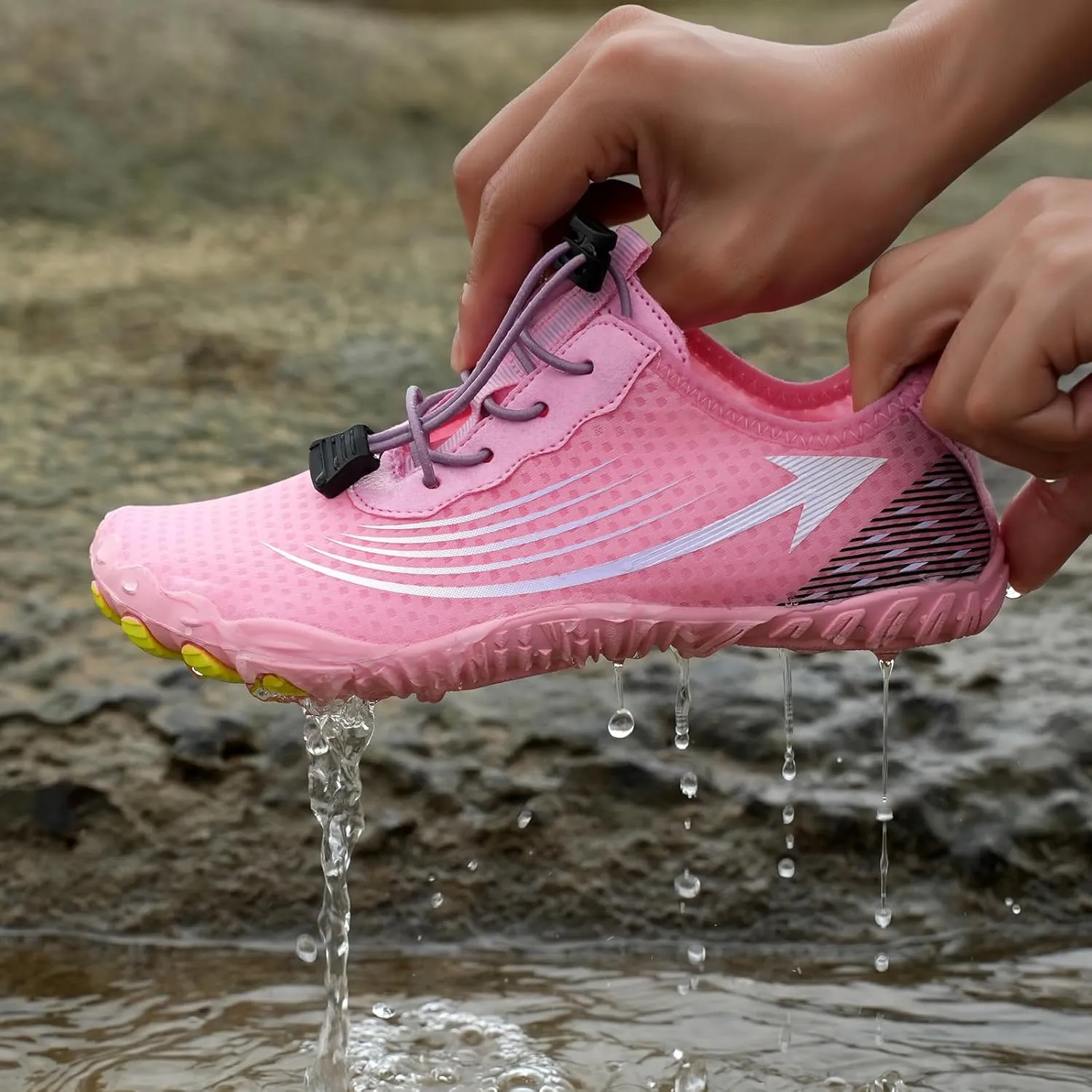 Hike Barefoot Shoes Women Water Shoe Trail Running Shoe Slip-On Soft Beach Breathable Hiking Outdoor Shoes Unisex