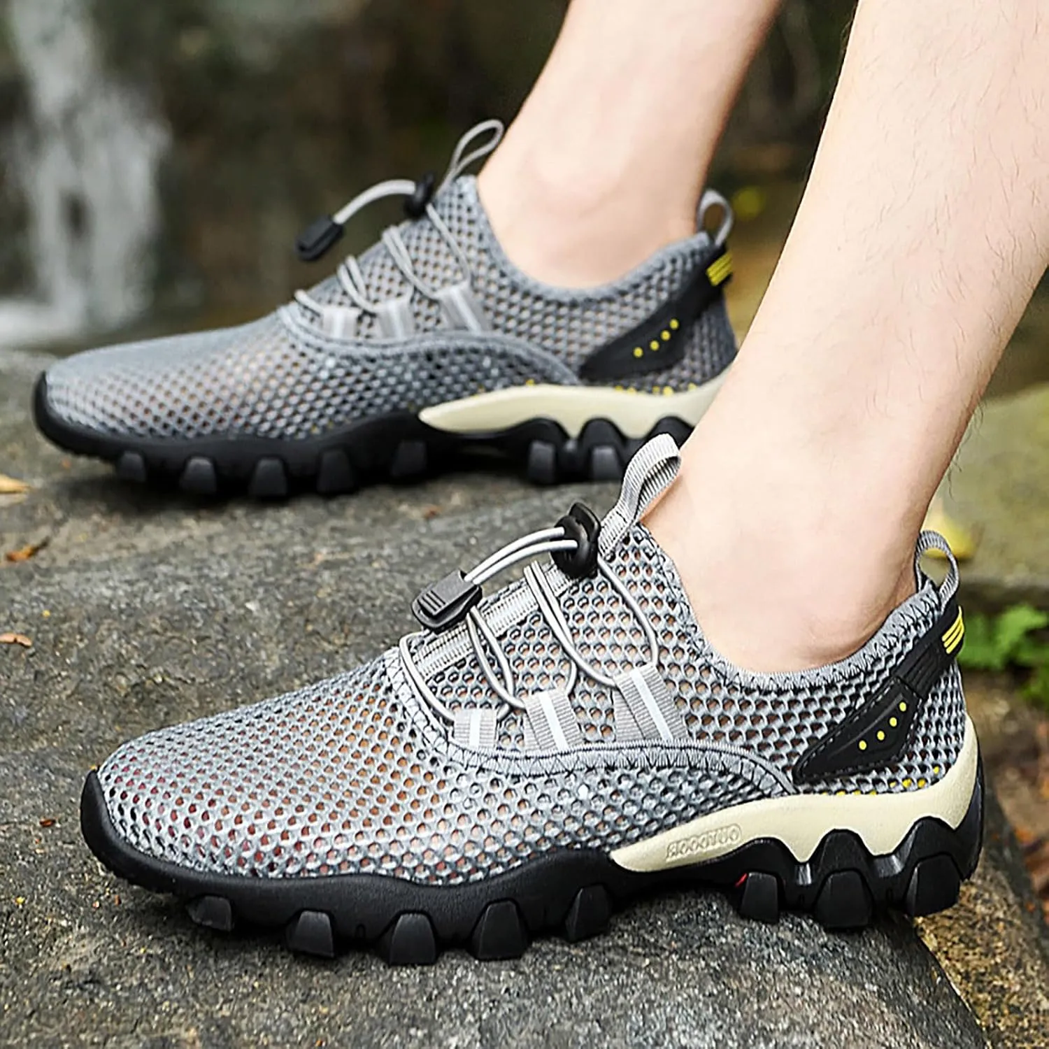 Hiking Sandals Men's Shoes Summer Breathable Mesh Shoes Sports Casual Men's Hiking Tourism