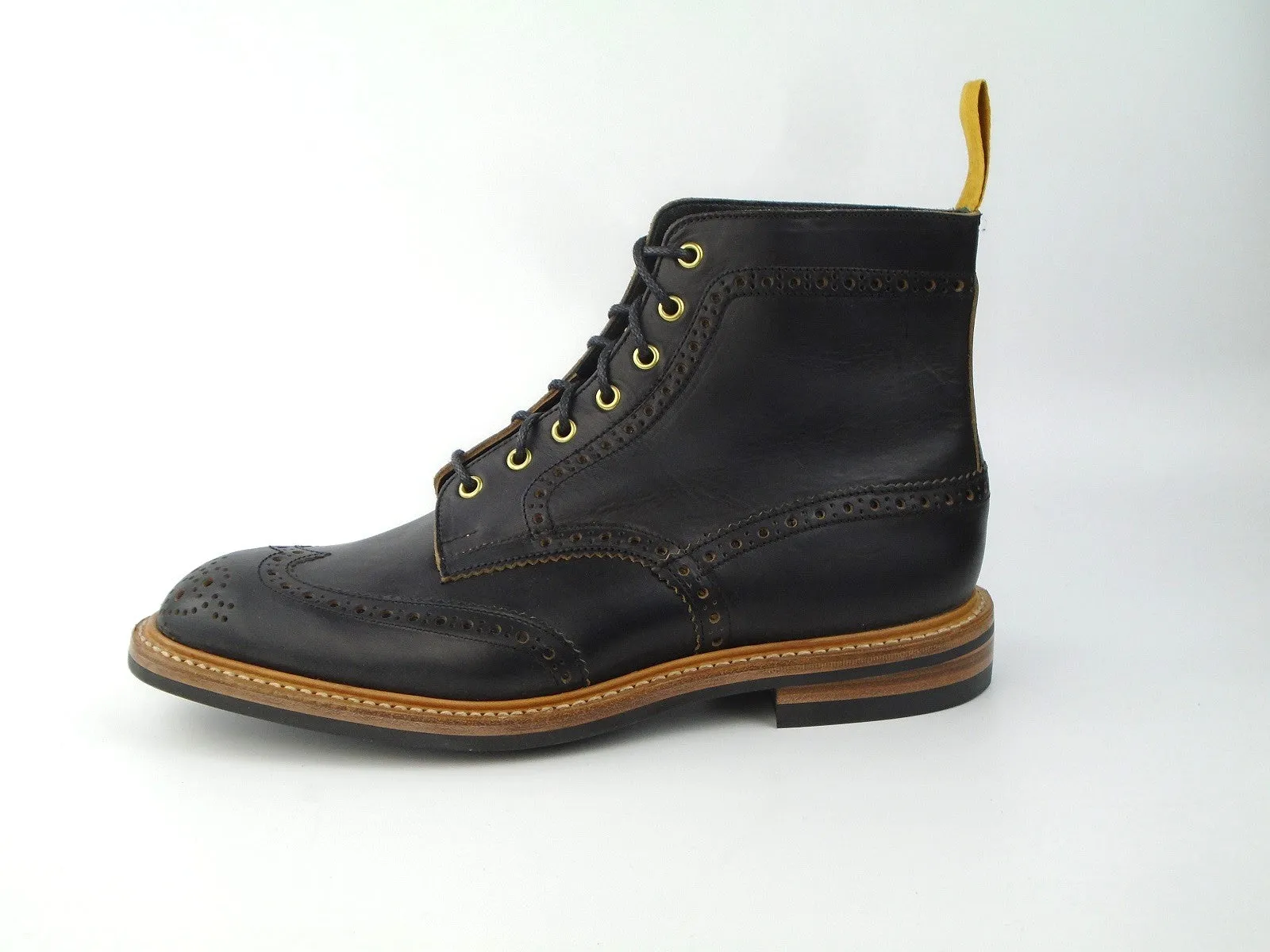 Horween Brogue Boots - CXL Black