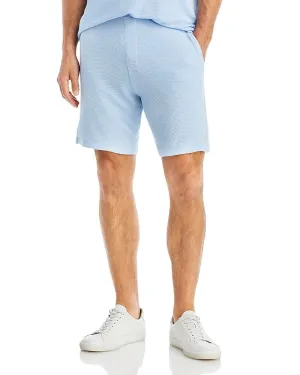 Hugo Boss Mens Regular fit Pajama Shorts Small Light Blue