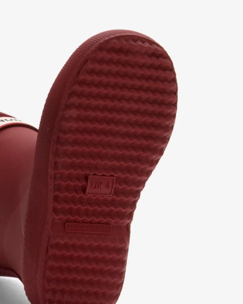 Hunter  Kids' Little  Original First Classic Boot Red M