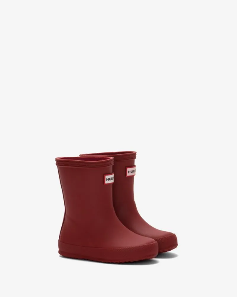Hunter  Kids' Little  Original First Classic Boot Red M