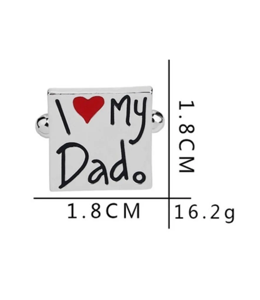 I ♥️ My Dad Cufflinks