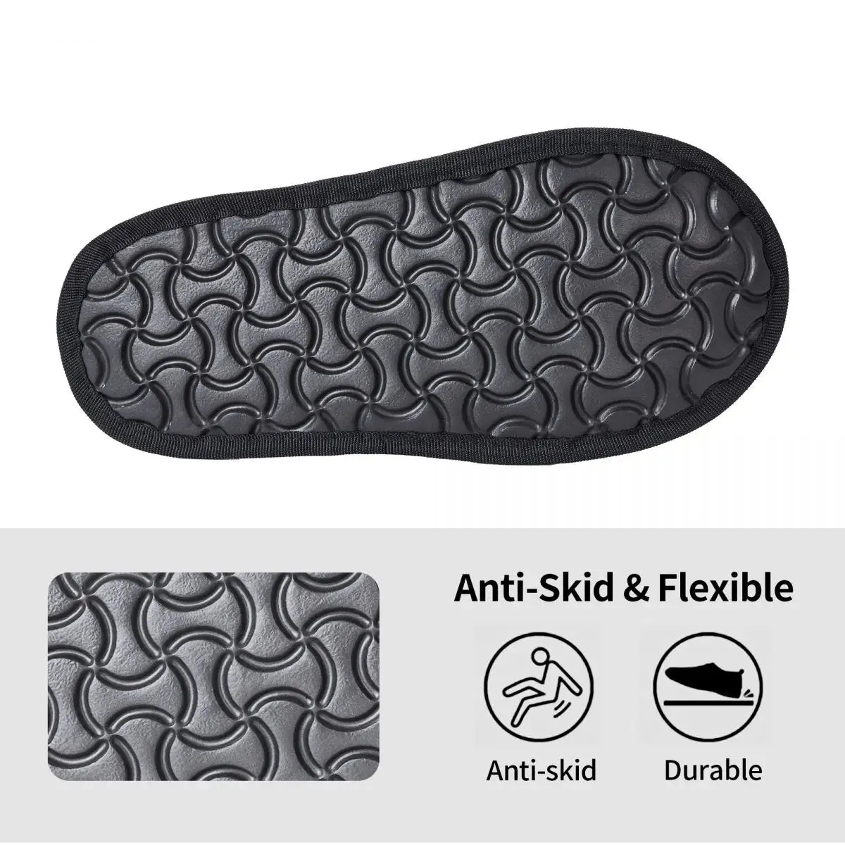 Jack Skellington Memory Foam Slippers – Warm & Fluffy Indoor/Outdoor Halloween Nightmare Shoes