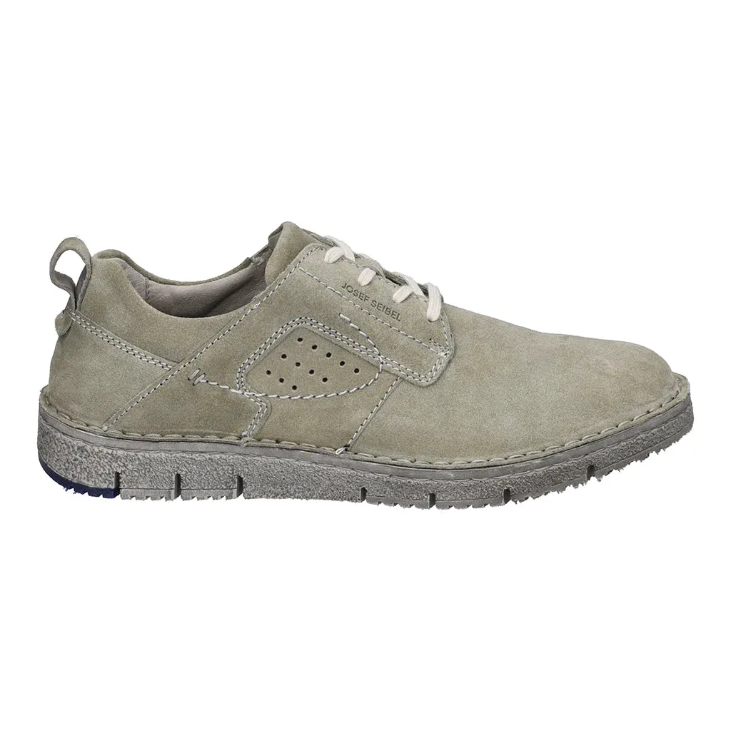 Josef Seibel Men's Ruben 49 Leather Lace-Up Casual Shoes Salvia Green