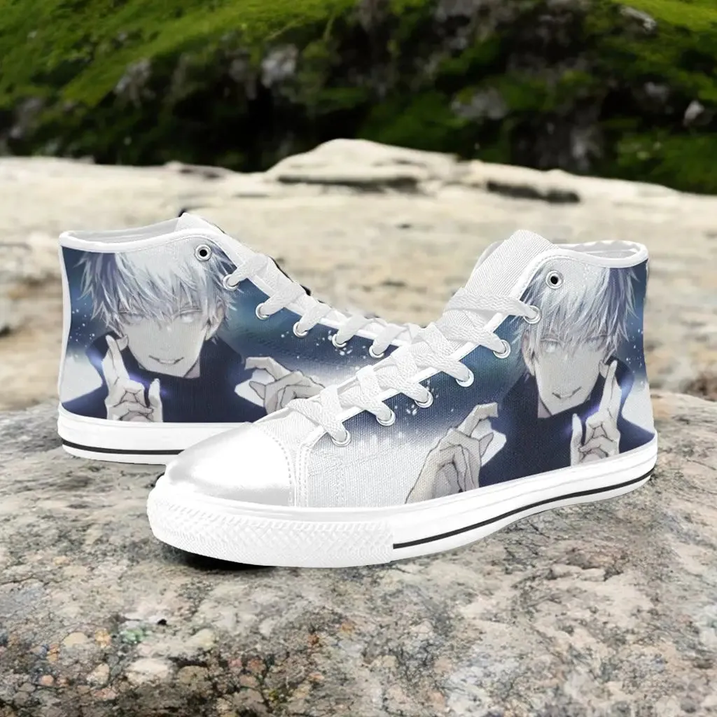 Jujutsu Kaisen Gojo Satoru Shoes High Top Sneakers for Kids and Adults
