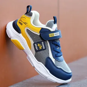 Kids' Breathable Mesh Sneakers – Lightweight Summer Hook & Loop Running Shoes for Active Boys & Girls - Easy Gifts for Children