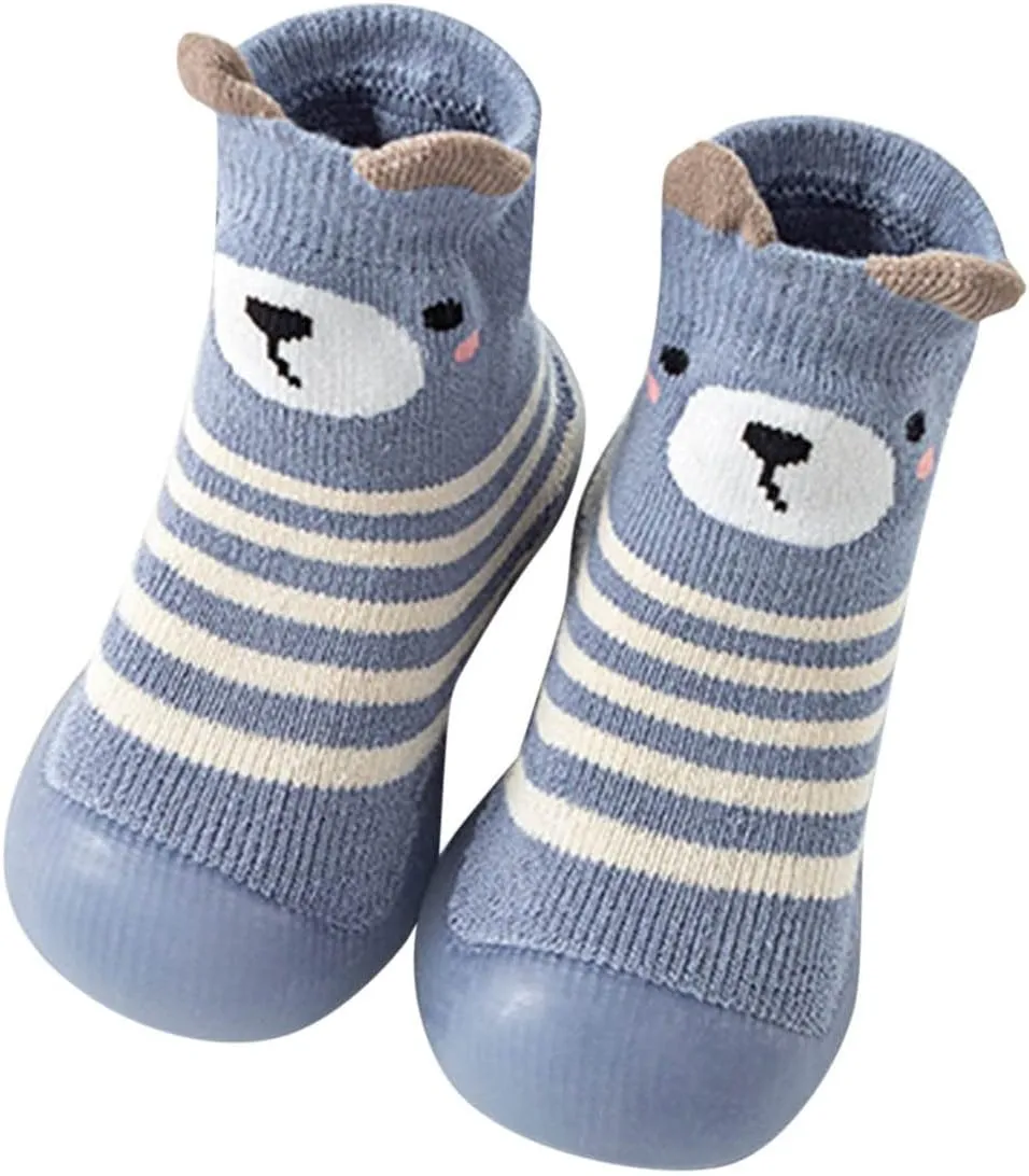 Kids Shoes Boys,Kids Shoes Boys Sock Shoes Non-Slip First Walker Floor Shoes Breathable Home Toddler Shoes 0-3 Years