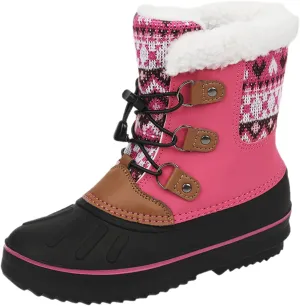 Kids Shoes Snow Boots Girls Boys OutdoorBoots Warm Boots With Cotton Snow Boots High Heel Boots for Winter Fashion Boot