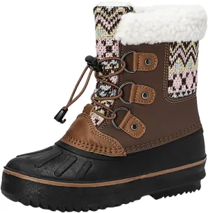 Kids Shoes Snow Boots Girls Boys OutdoorBoots Warm Boots With Cotton Snow Boots High Heel Boots for Winter Fashion Boot