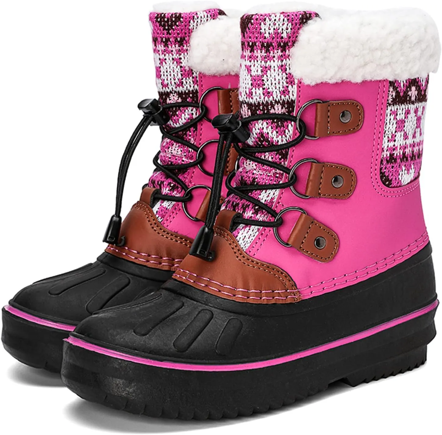 Kids Shoes Snow Boots Girls Boys OutdoorBoots Warm Boots With Cotton Snow Boots High Heel Boots for Winter Fashion Boot