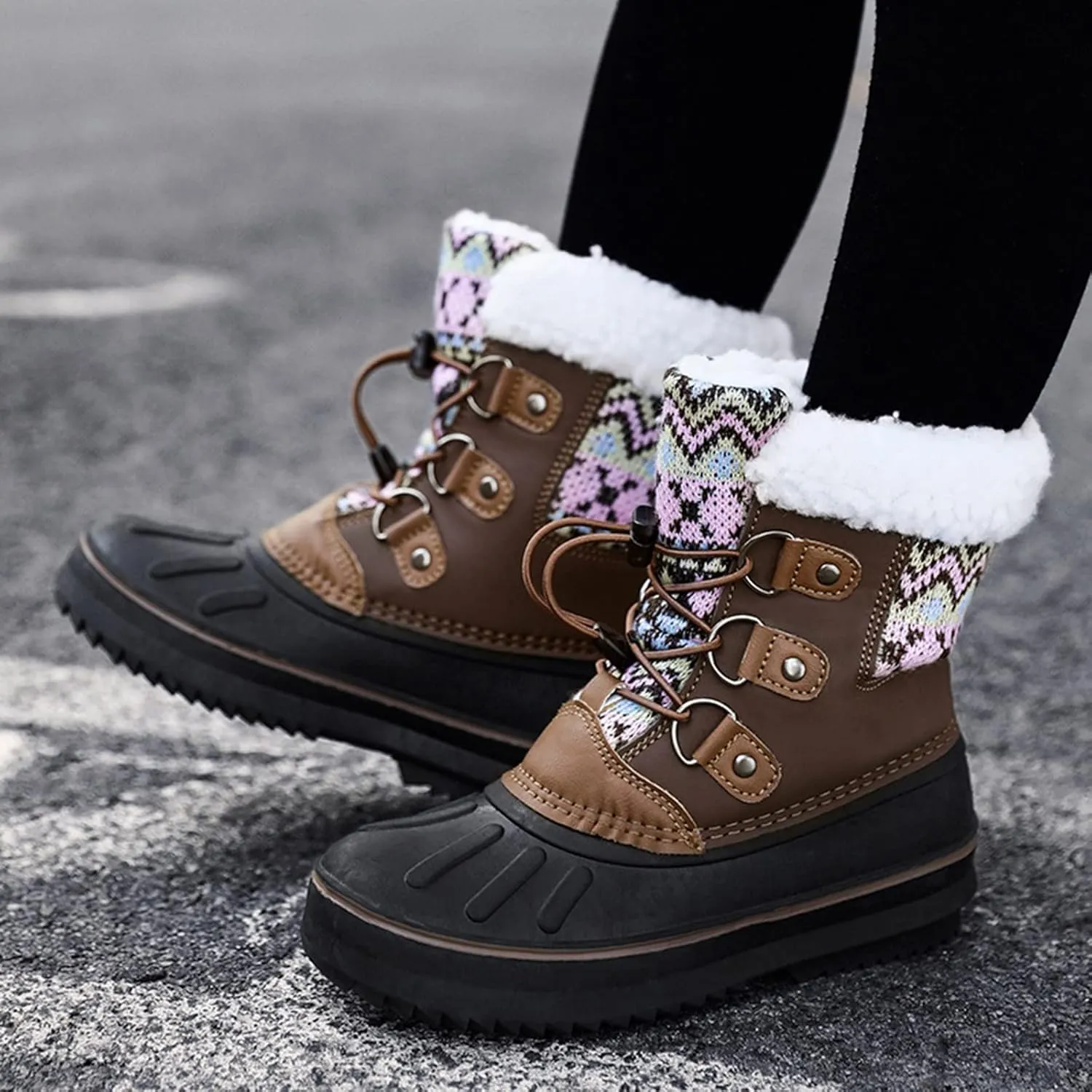 Kids Shoes Snow Boots Girls Boys OutdoorBoots Warm Boots With Cotton Snow Boots High Heel Boots for Winter Fashion Boot