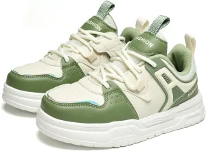 Kids Sneakers Lightweight Skateboard Shoes Non-Slip Walking Sports Shoes for Little Big Kids Unisex-Child Boys Girls