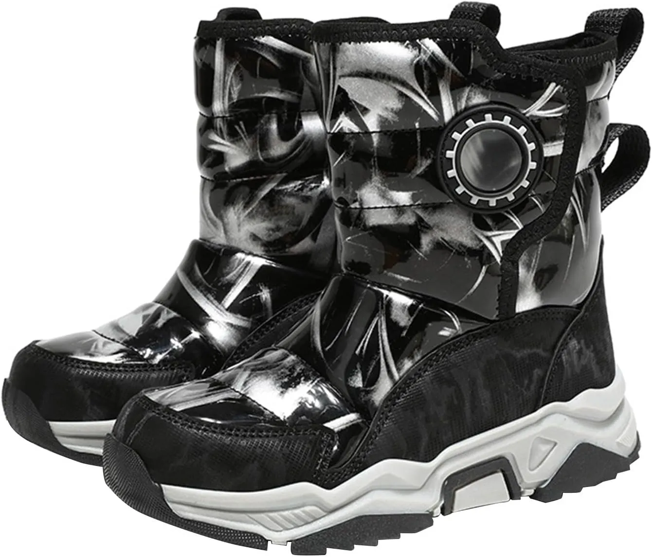 Kids Snow Boots For Girls Winter Boot Waterproof Warm Anti-Slip Shoes Kids Snow Boots Insulated Snow Boots For Boys