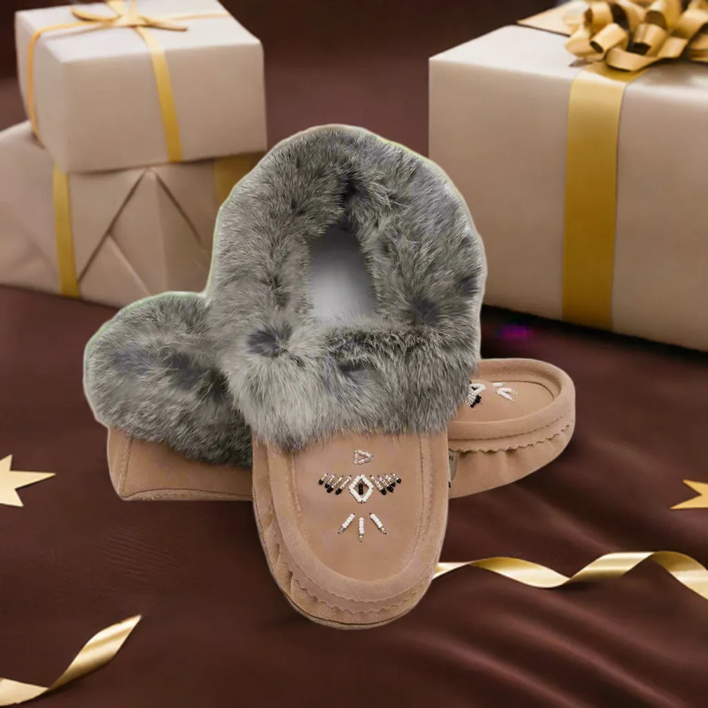 Ladies Moccasins - Laurentian Chief Moccasins Cappuccino