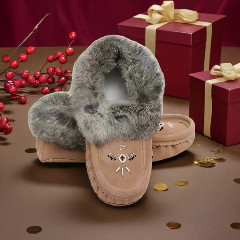 Ladies Moccasins - Laurentian Chief Moccasins Cappuccino