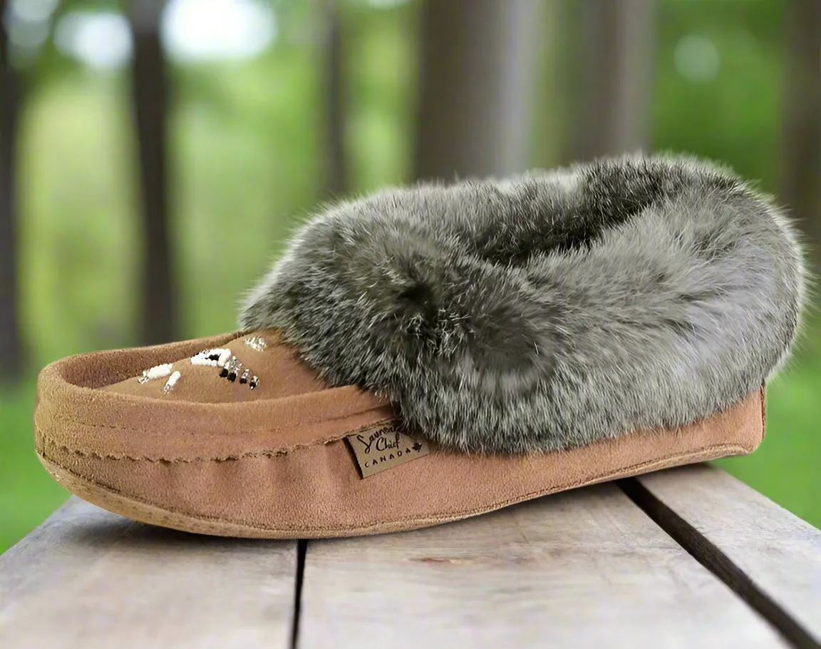 Ladies Moccasins - Laurentian Chief Moccasins Cappuccino