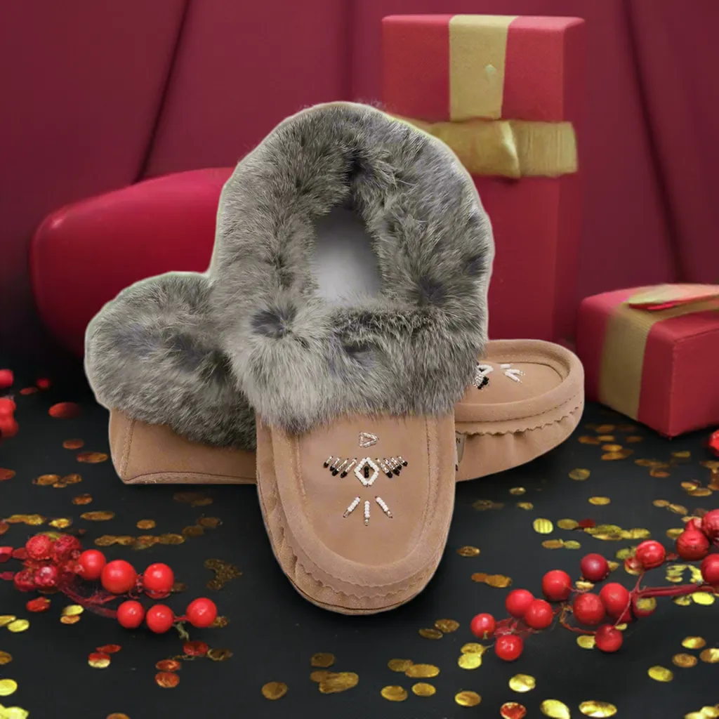 Ladies Moccasins - Laurentian Chief Moccasins Cappuccino