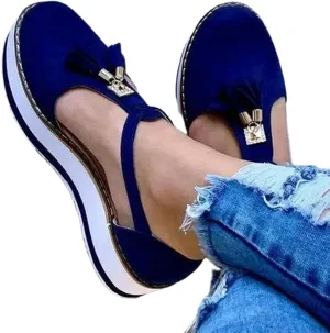 Ladmiple Sneakers For Women Walking Shoes Slip On Low Top Casual Dressy Summer Fashion Comfort Non Slip Flats Loafers