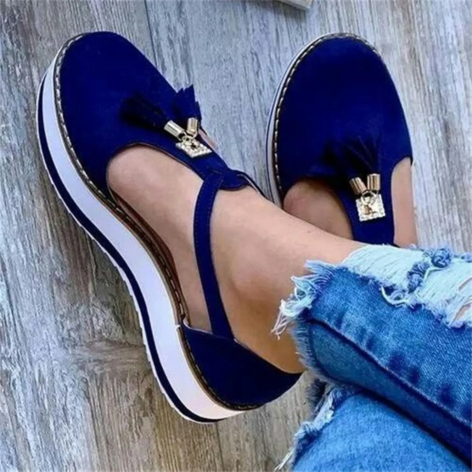 Ladmiple Sneakers For Women Walking Shoes Slip On Low Top Casual Dressy Summer Fashion Comfort Non Slip Flats Loafers
