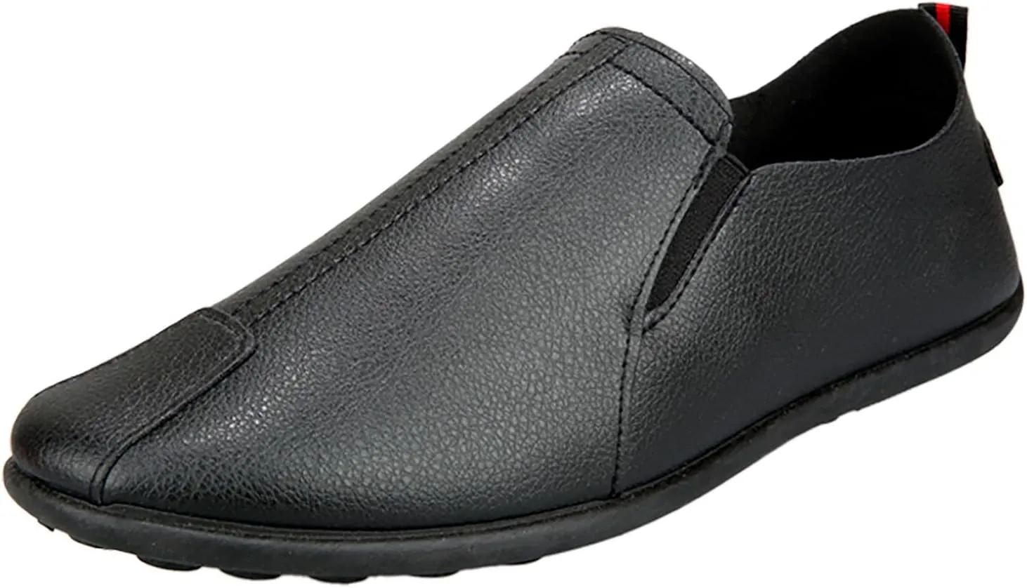 Leisure Men's Four Seasons Non Slip Flat Round Toe Breathable Slip On Lazy Leisure Shoes Mens Casual Shoes Running
