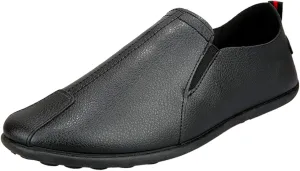 Leisure Men's Four Seasons Non Slip Flat Round Toe Breathable Slip On Lazy Leisure Shoes Mens Casual Shoes Running