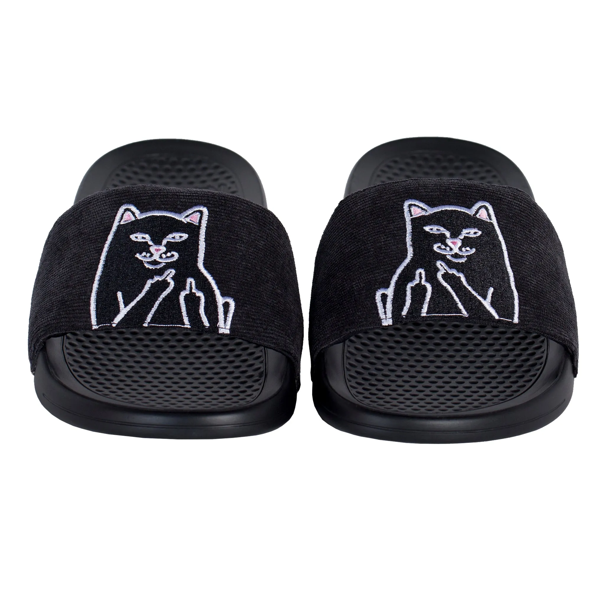 Lord Jermal Slides (Black Corduroy)