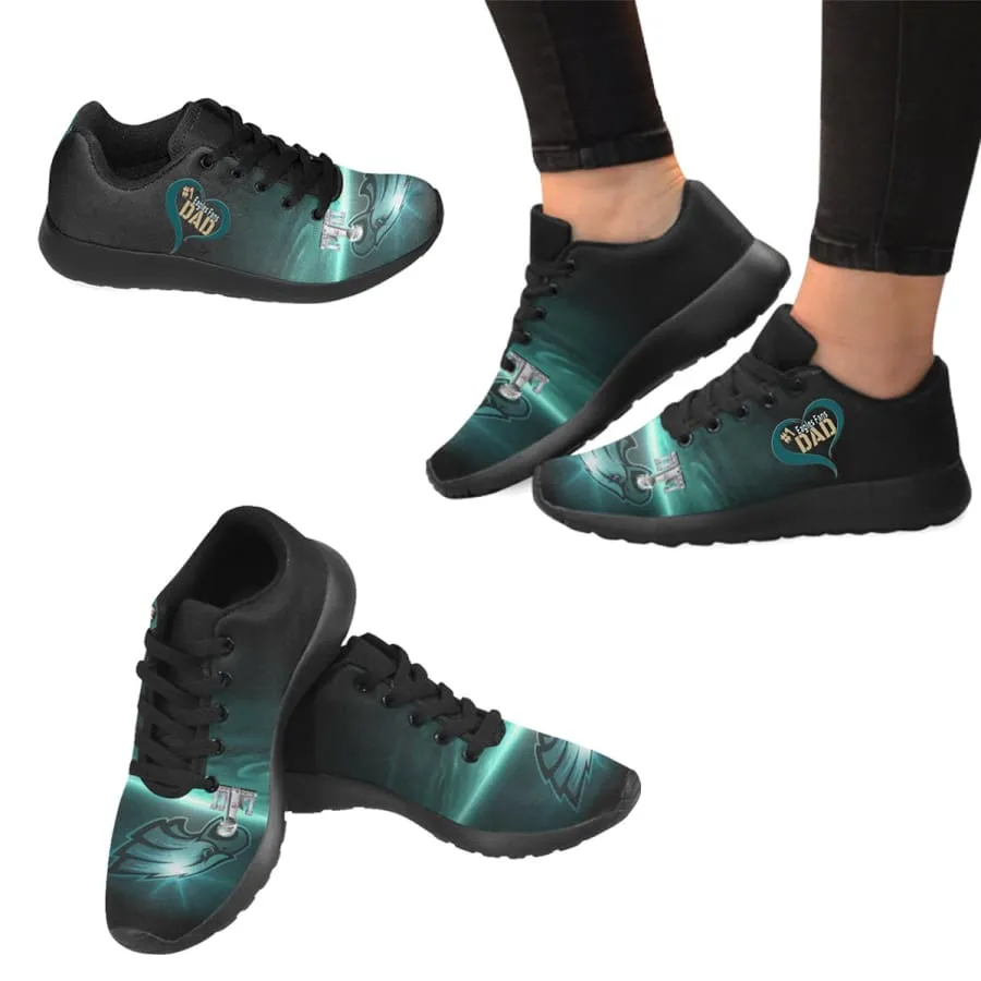 Love #1 Eagles Fans Dad Shoes| eagle Shoes For Dad| eagles Dad's Sneakers