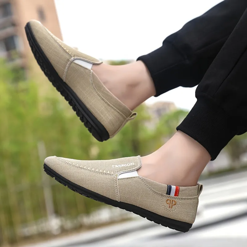 Mainalun Mens Loafers Versatile Lightweight Breathable Easy SlipOn Shoes