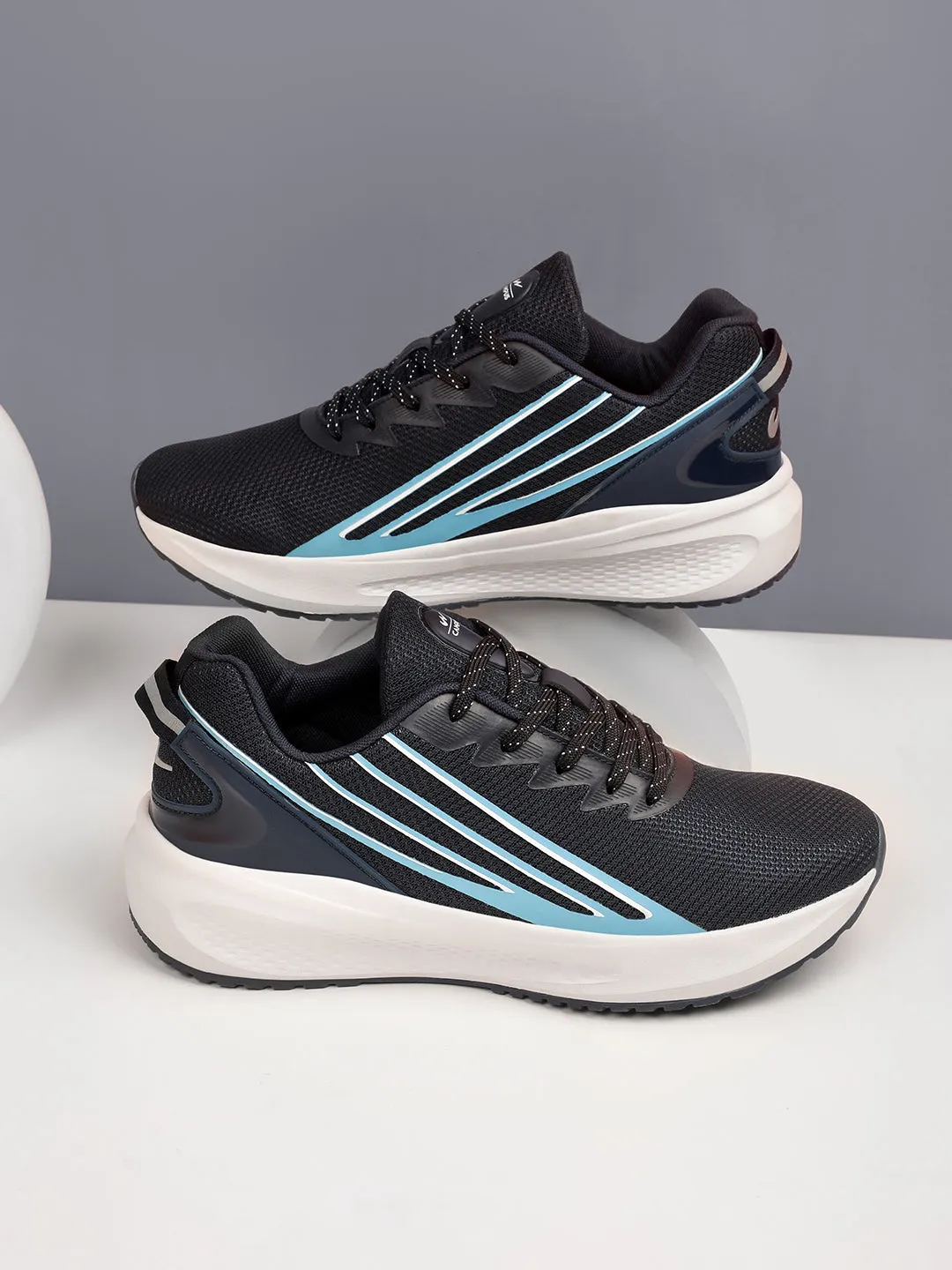 MARVRICK Black Men's Running Shoes