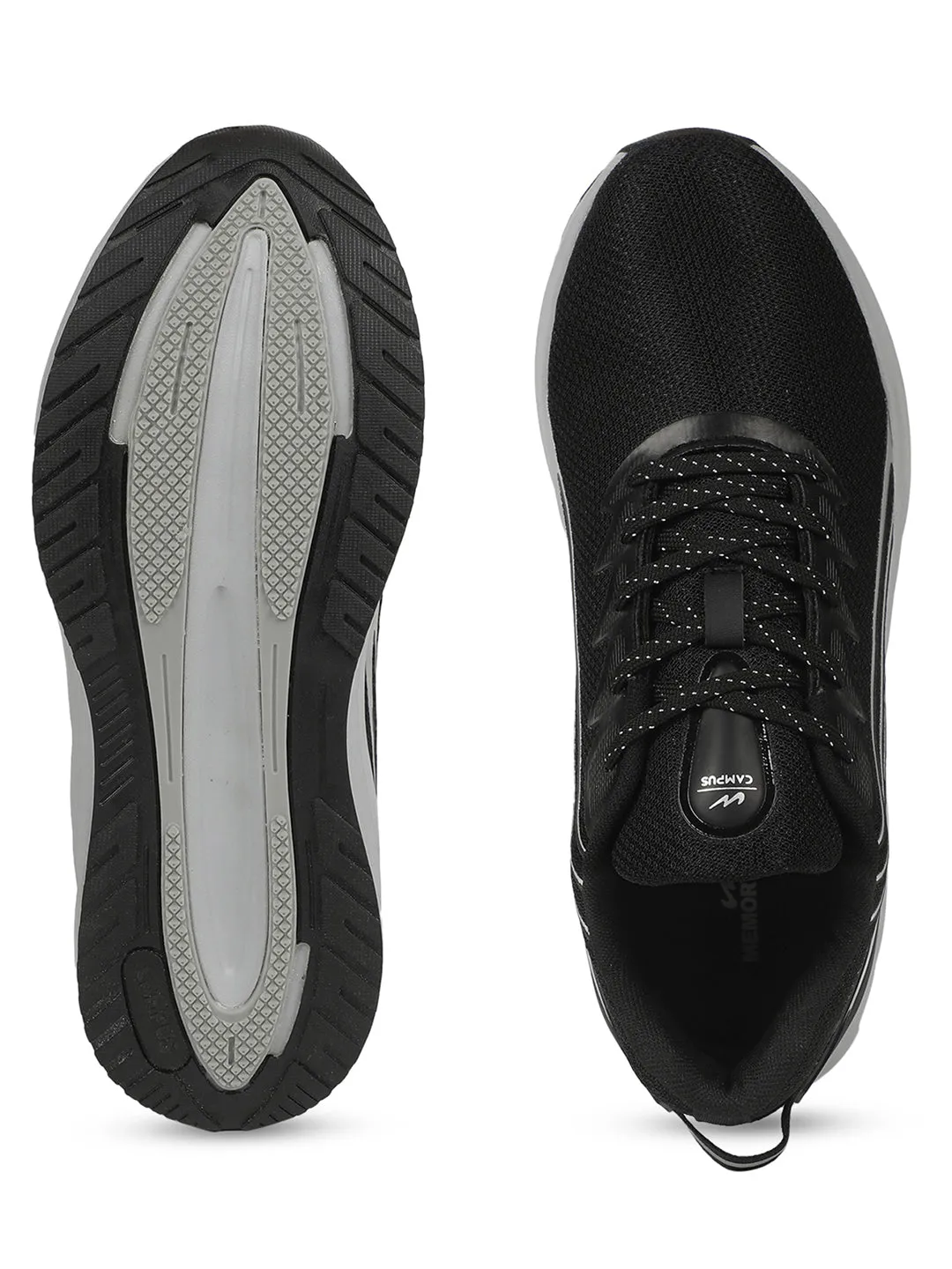 MARVRICK Black Men's Running Shoes