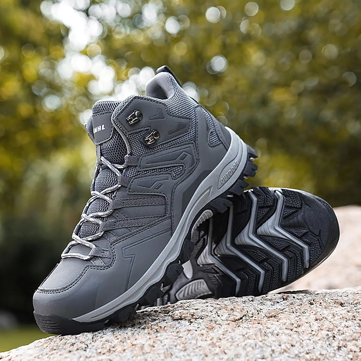 Men and Winter Hiking Shoes High Top Climbing Hiking Outdoor Casual Sports Shoes Outdoor Casual for Men