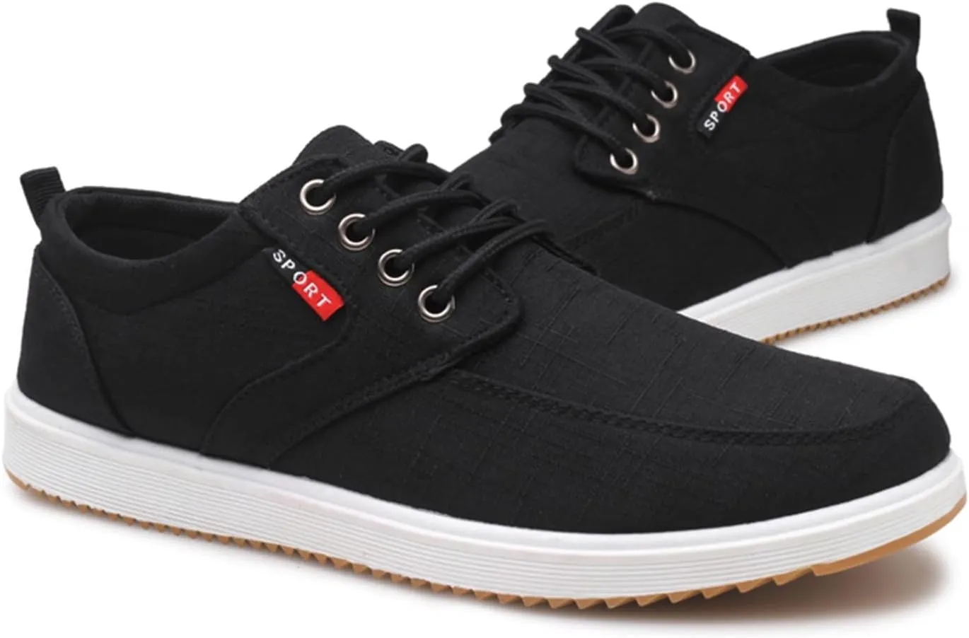 Men Shoes Fashion Canvas High Soled Canvas Sports Casual Shoes for Men Sneaker Storage Boxes Sneaker