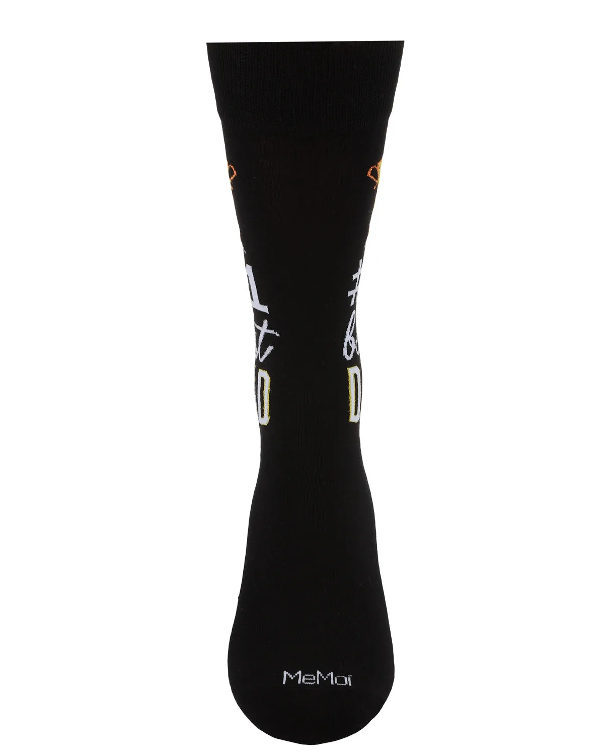 Men's #1 Dad Trophy Bamboo Blend Novelty Crew Sock