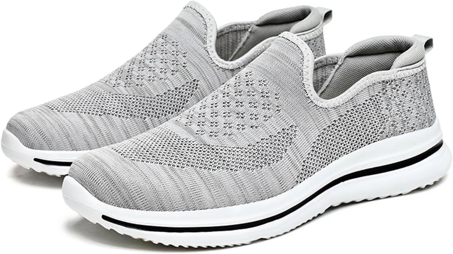 Mens Athletic Shoes Men's Fashion Sneakers Slip on Shoe for Men Tennis Shoe for Men Breathable Casual Sneaker