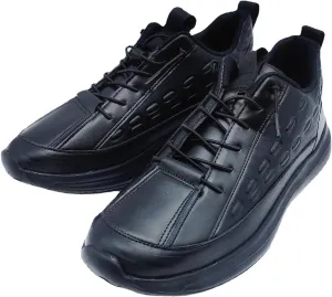 Mens Basketball Shoes Solid Color Road-Running Shoe Walking Lace up Sneaker Fashion Athletic Gym Comfort Sneakers