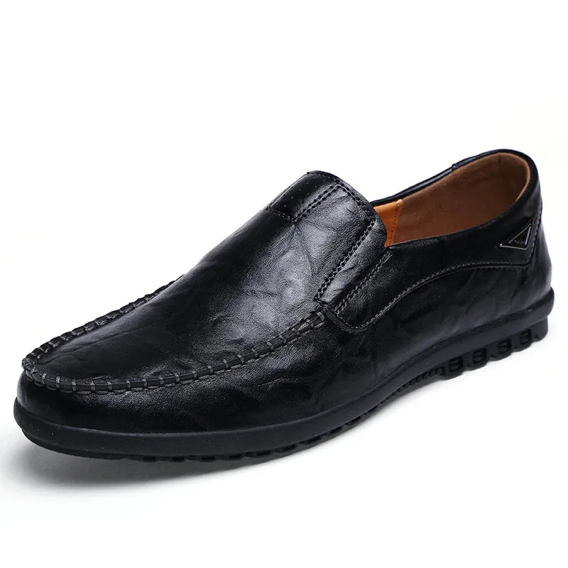 Men's Breathable Casual Leather Shoes