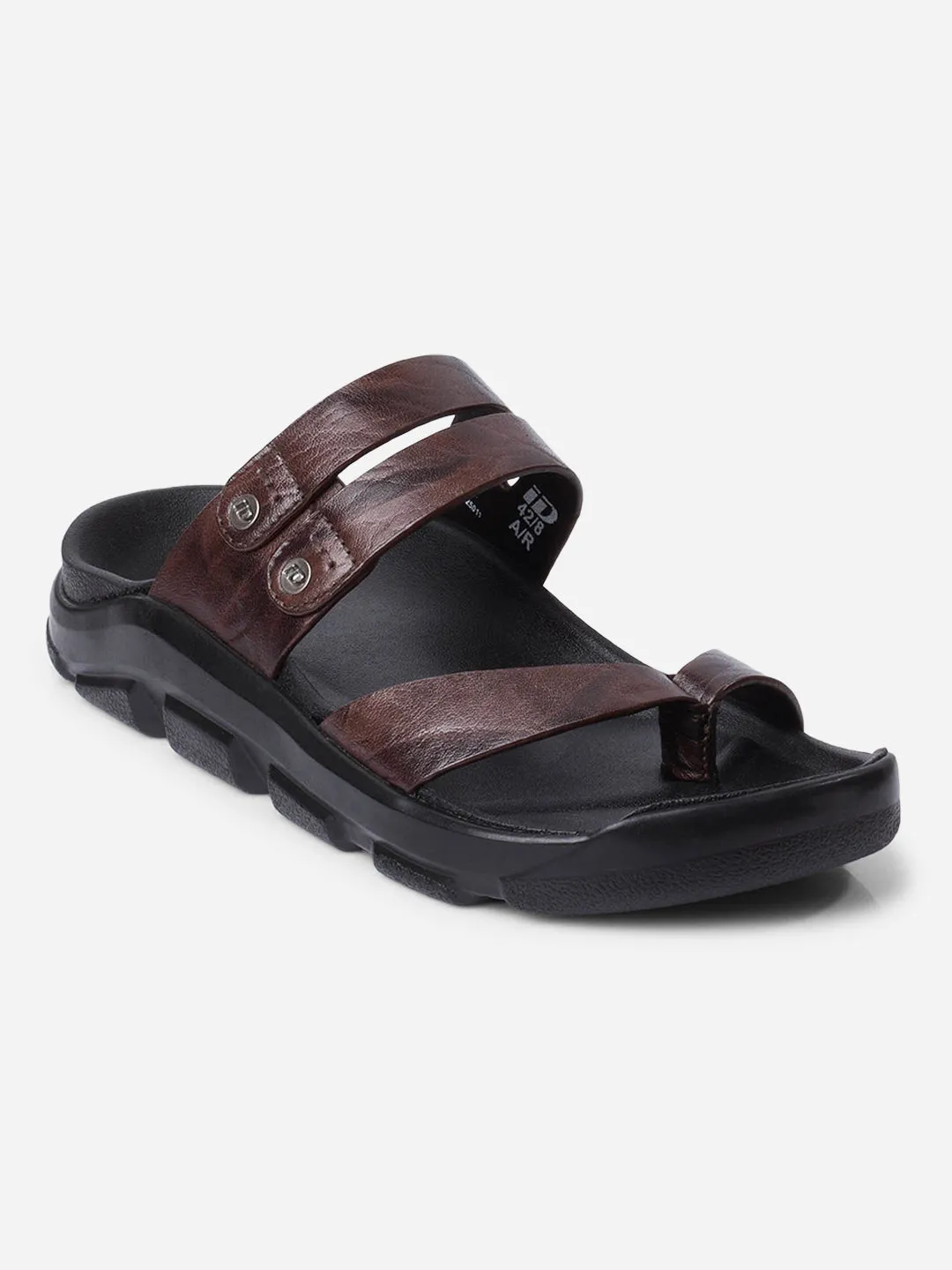 Men's Brown Strap Sandals (ID4273)
