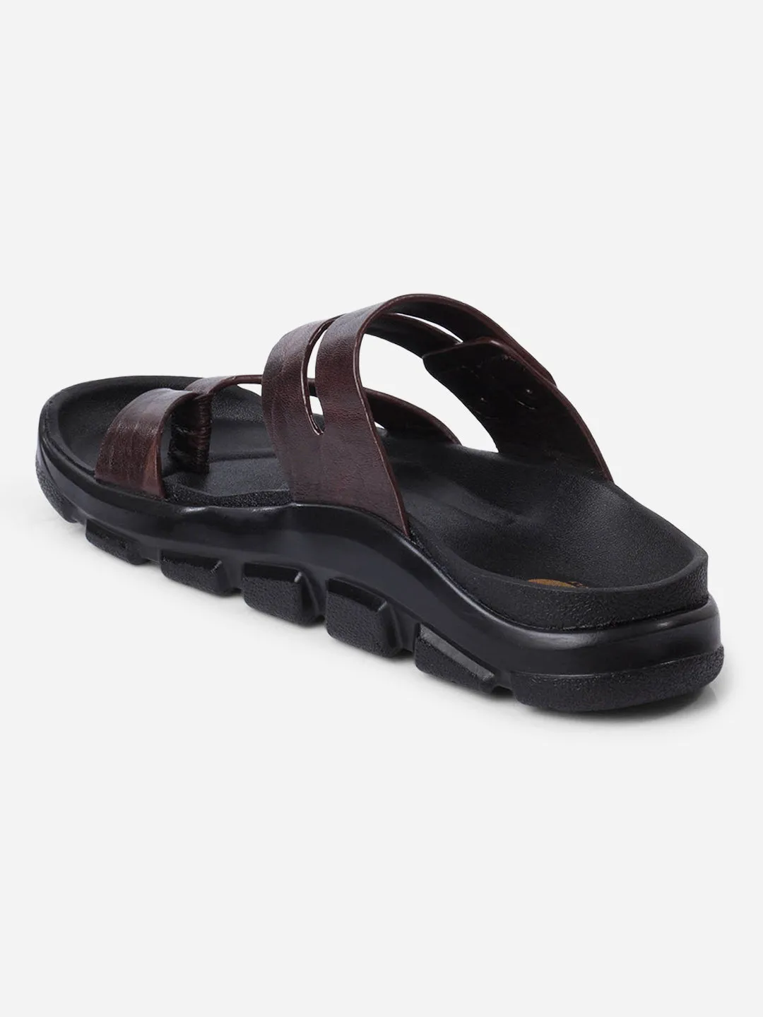 Men's Brown Strap Sandals (ID4273)