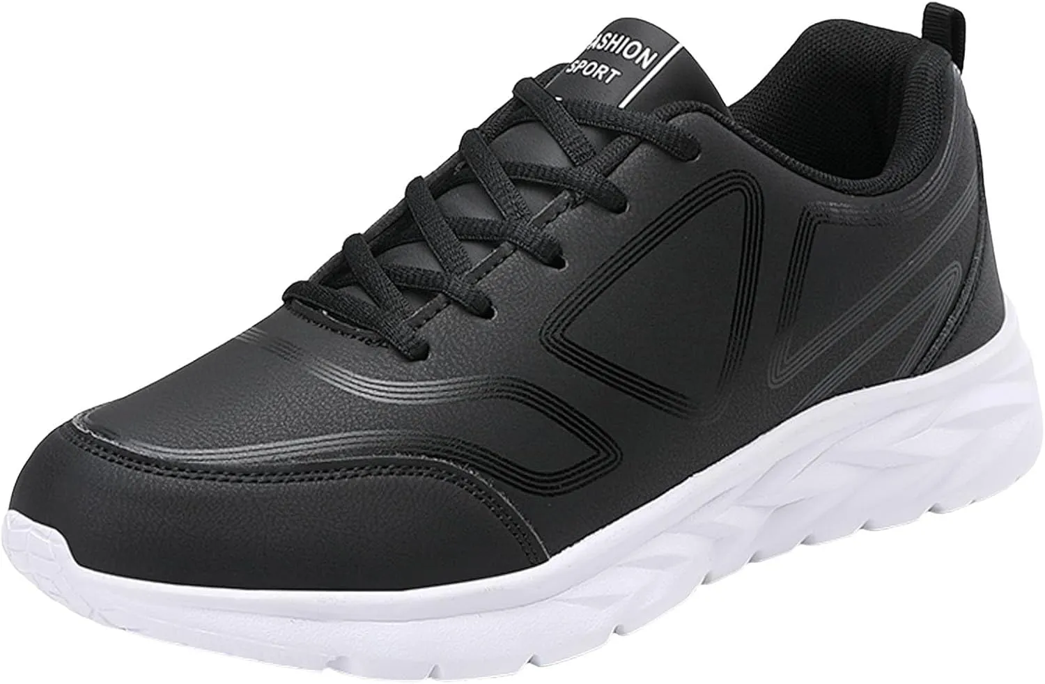 Men's Business Casual Shoes Slip On Lightweight Breathable Fashion Sneaker Casual Soft Flat Soled Walking Shoes