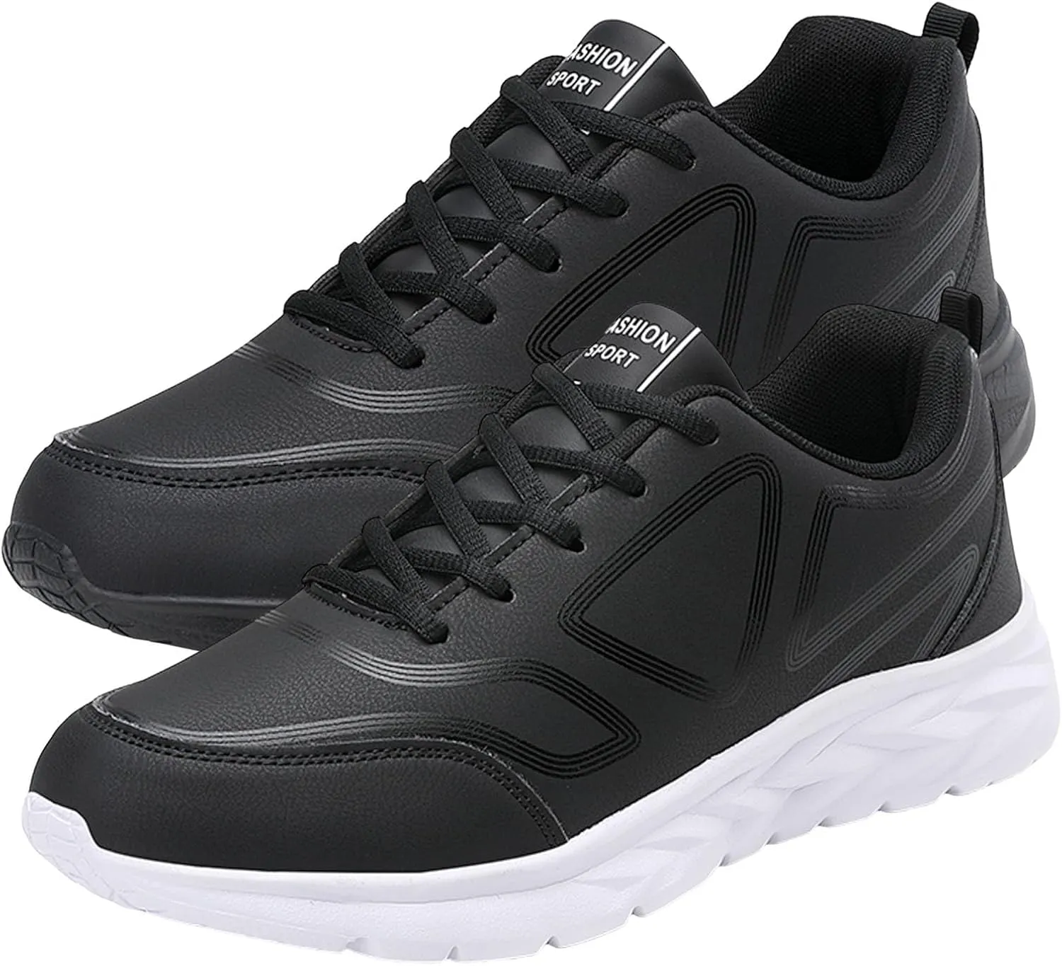 Men's Business Casual Shoes Slip On Lightweight Breathable Fashion Sneaker Casual Soft Flat Soled Walking Shoes