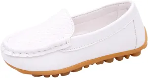 Men's Casual Dress Sneakers Toddler Little Kid Boys Girls Soft Slip On Loafers Dress Flat Shoes Boat Shoes Casual