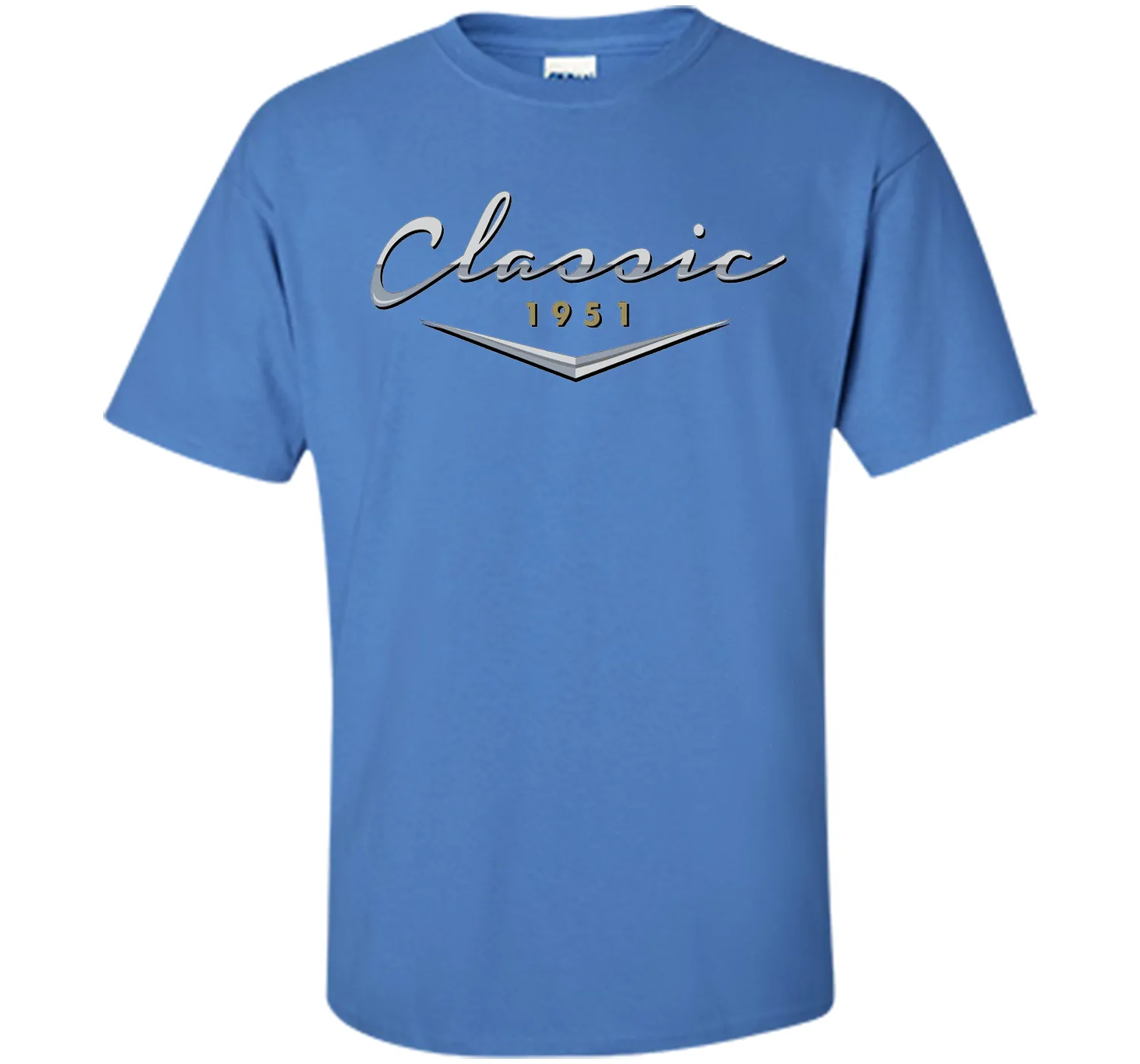 Men's Classic Car Vintage 1951 Birthday T Shirt Gift for Him, Dad